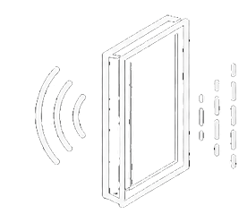 Icône isolation acoustique